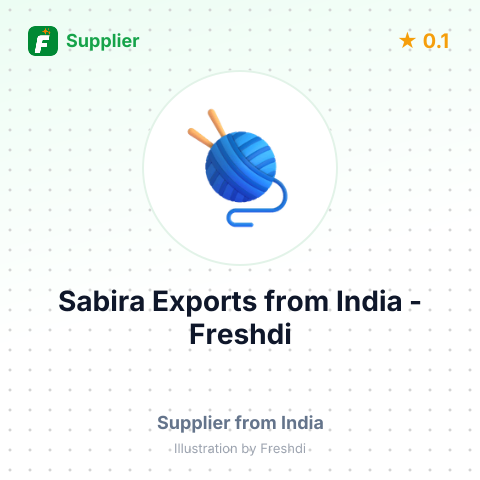 Sabira Exports  – summary card, no photo uploaded yet