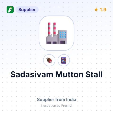 Sadasivam Mutton Stall – summary card, no photo uploaded yet