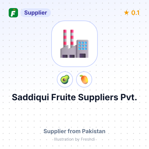Saddiqui Fruite Suppliers Pvt.  – summary card, no photo uploaded yet