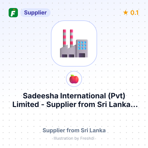 Sadeesha International (Pvt) Limited  – summary card, no photo uploaded yet