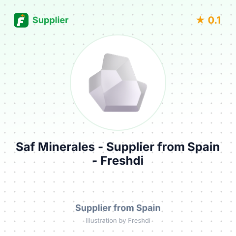 Saf Minerales  – summary card, no photo uploaded yet
