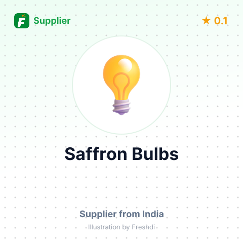 Saffron Bulbs  – summary card, no photo uploaded yet