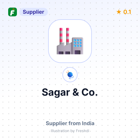 Sagar & Co.  – summary card, no photo uploaded yet