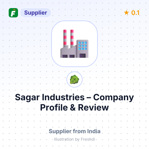 Sagar Industries – summary card, no photo uploaded yet