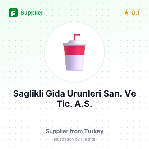 Saglikli Gida Urunleri San. Ve Tic. A.S. – summary card, no photo uploaded yet