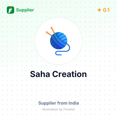 Saha Creation  – summary card, no photo uploaded yet