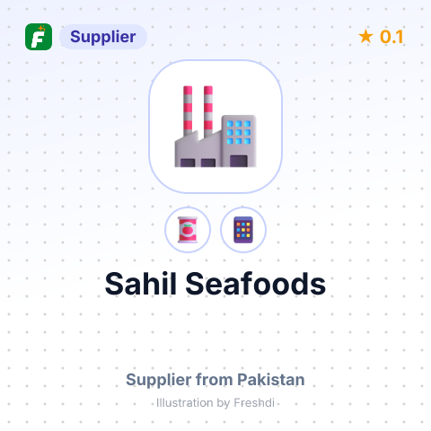 Sahil Seafoods  – summary card, no photo uploaded yet