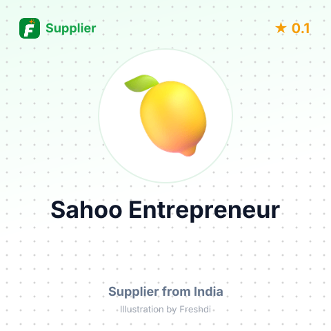 Sahoo Entrepreneur  – summary card, no photo uploaded yet