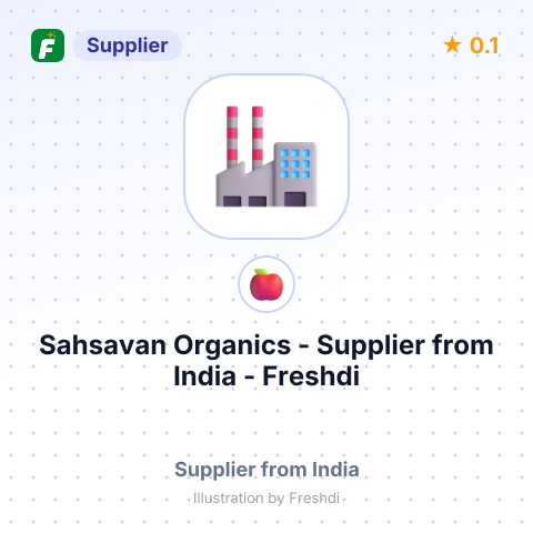 Sahsavan Organics  – summary card, no photo uploaded yet