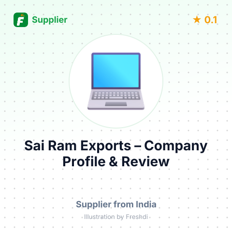 Sai Ram Exports – summary card, no photo uploaded yet