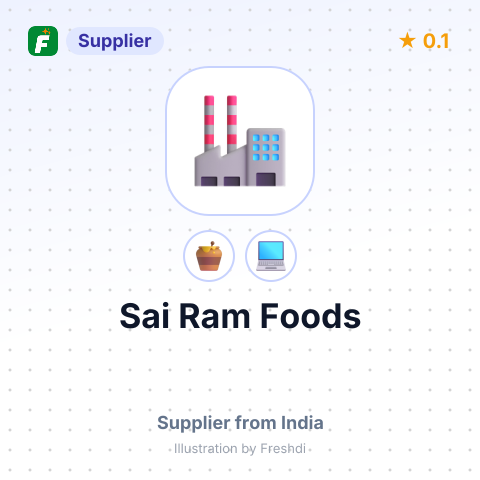 Sai Ram Foods  – summary card, no photo uploaded yet