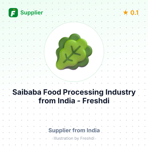 Saibaba Food Processing Industry  – summary card, no photo uploaded yet