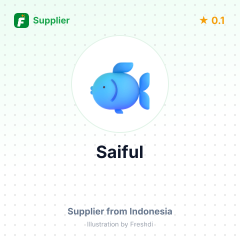 Saiful  – summary card, no photo uploaded yet