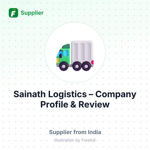 Sainath Logistics – summary card, no photo uploaded yet