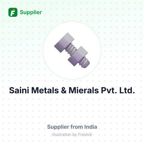 Saini Metals & Mierals Pvt. Ltd. – summary card, no photo uploaded yet