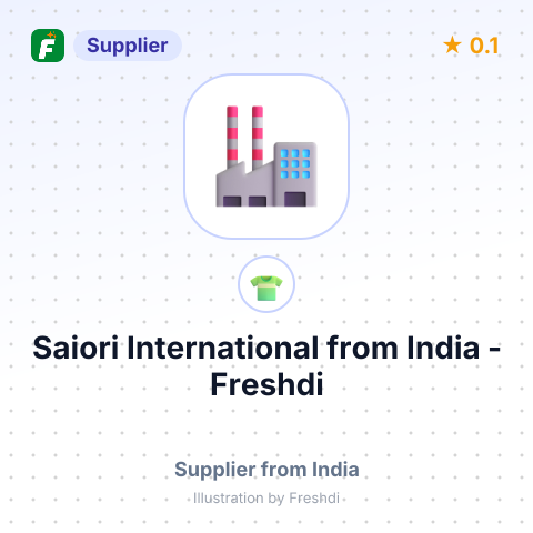 Saiori International  – summary card, no photo uploaded yet