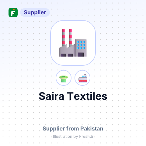 Saira Textiles – summary card, no photo uploaded yet
