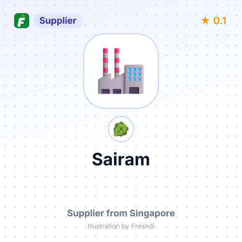 Sairam – summary card, no photo uploaded yet