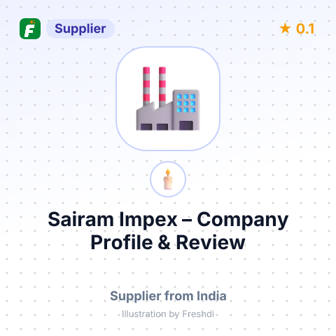 Sairam Impex – summary card, no photo uploaded yet