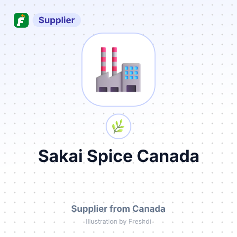 Sakai Spice Canada – summary card, no photo uploaded yet