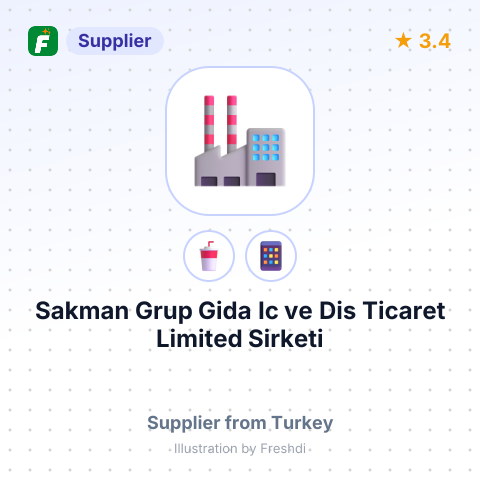 Sakman Grup Gida Ic ve Dis Ticaret Limited Sirketi – summary card, no photo uploaded yet
