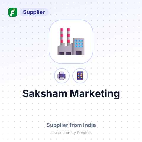 Saksham Marketing – summary card, no photo uploaded yet