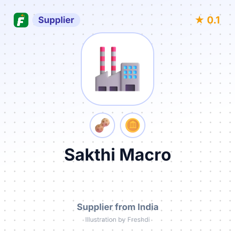 Sakthi Macro  – summary card, no photo uploaded yet