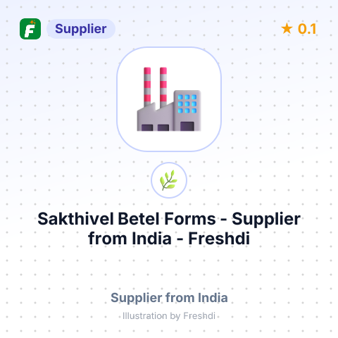 Sakthivel Betel Forms  – summary card, no photo uploaded yet
