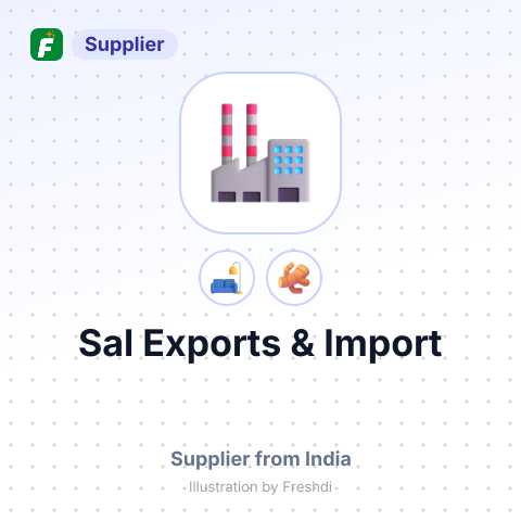 Sal Exports & Import – summary card, no photo uploaded yet