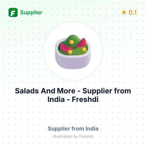 Salads And More  – summary card, no photo uploaded yet