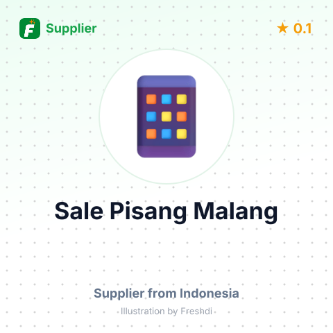 Sale Pisang Malang  – summary card, no photo uploaded yet
