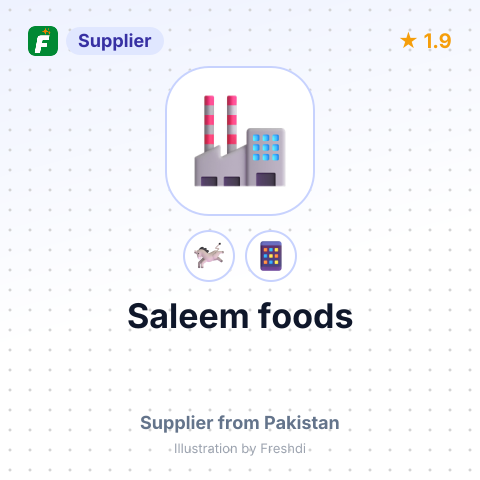 Saleem foods – summary card, no photo uploaded yet