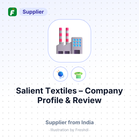 Salient Textiles – summary card, no photo uploaded yet