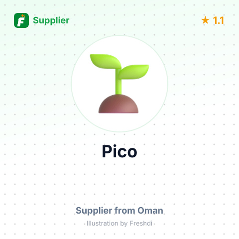 Pico – summary card, no photo uploaded yet