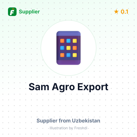 Sam Agro Export  – summary card, no photo uploaded yet