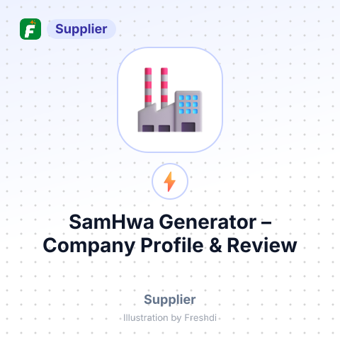 SamHwa Generator – summary card, no photo uploaded yet