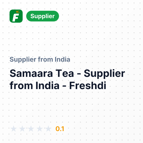 Samaara Tea  – summary card, no photo uploaded yet