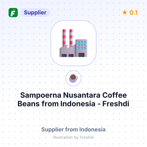 Sampoerna Nusantara Coffee Beans  – summary card, no photo uploaded yet