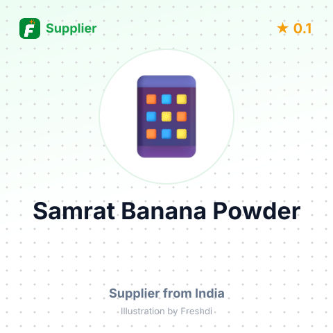 Samrat Banana Powder  – summary card, no photo uploaded yet