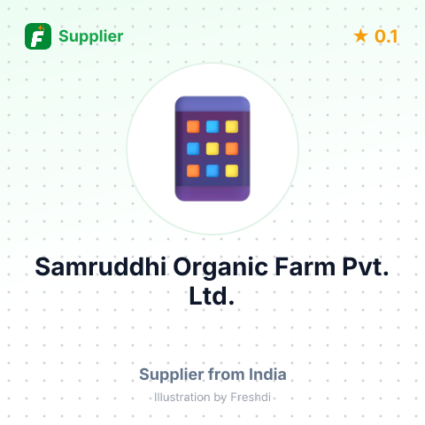 Samruddhi Organic Farm Pvt. Ltd.  – summary card, no photo uploaded yet
