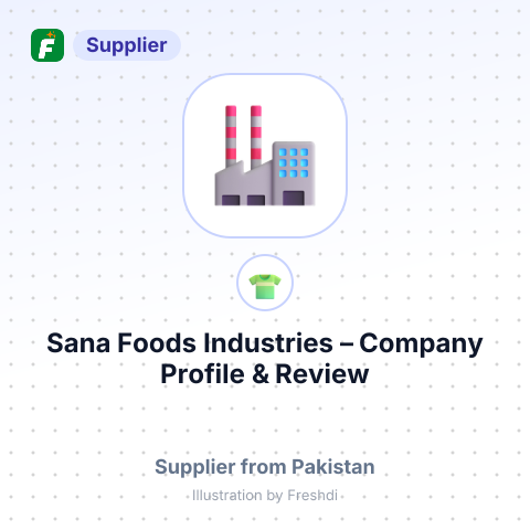 Sana Foods Industries – summary card, no photo uploaded yet