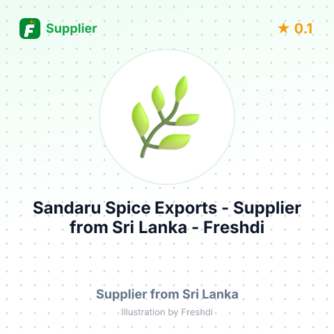 Sandaru Spice Exports  – summary card, no photo uploaded yet