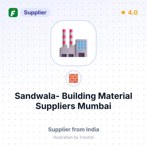 Sandwala- Building Material Suppliers Mumbai – summary card, no photo uploaded yet