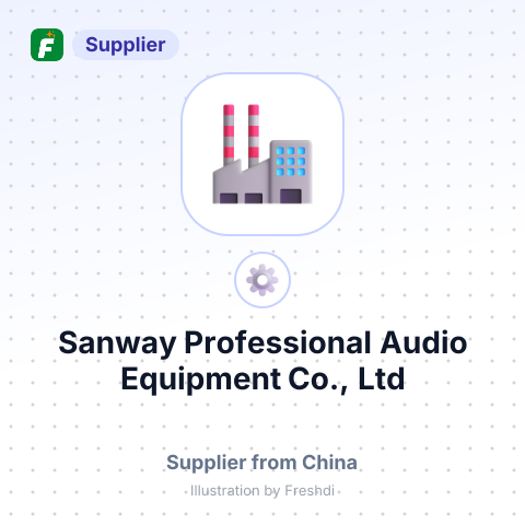 Sanway Professional Audio Equipment Co., Ltd – summary card, no photo uploaded yet
