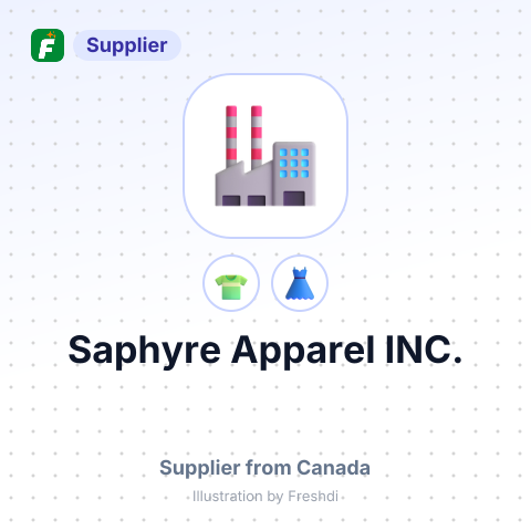 Saphyre Apparel INC. – summary card, no photo uploaded yet