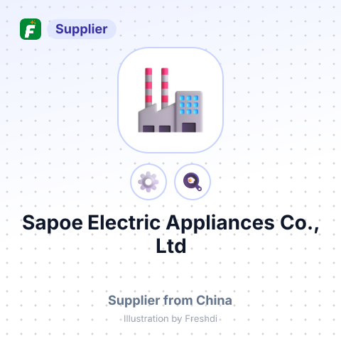 Sapoe Electric Appliances Co., Ltd – summary card, no photo uploaded yet