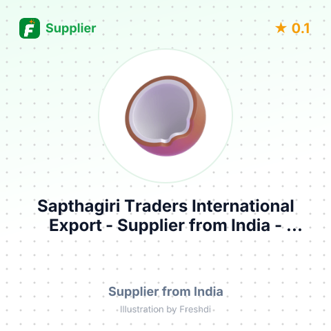 Sapthagiri Traders International Export  – summary card, no photo uploaded yet
