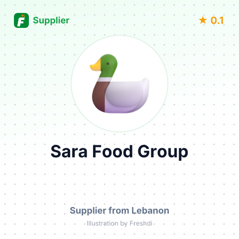 Sara Food Group  – summary card, no photo uploaded yet