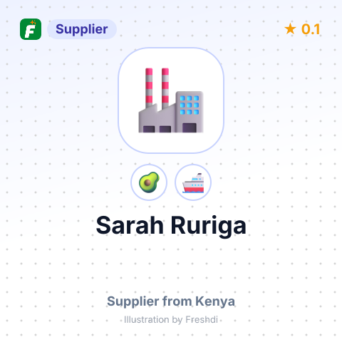 Sarah Ruriga  – summary card, no photo uploaded yet