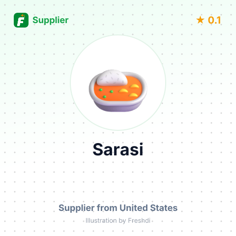 Sarasi  – summary card, no photo uploaded yet
